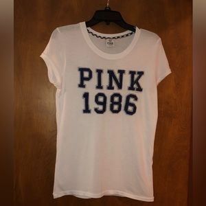 Victoria’s Secret PINK white tee size L